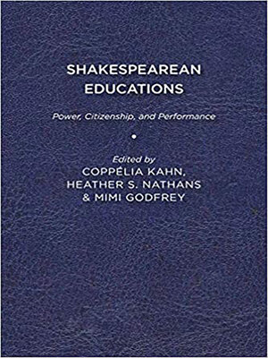 cover image of Shakespearean Educations